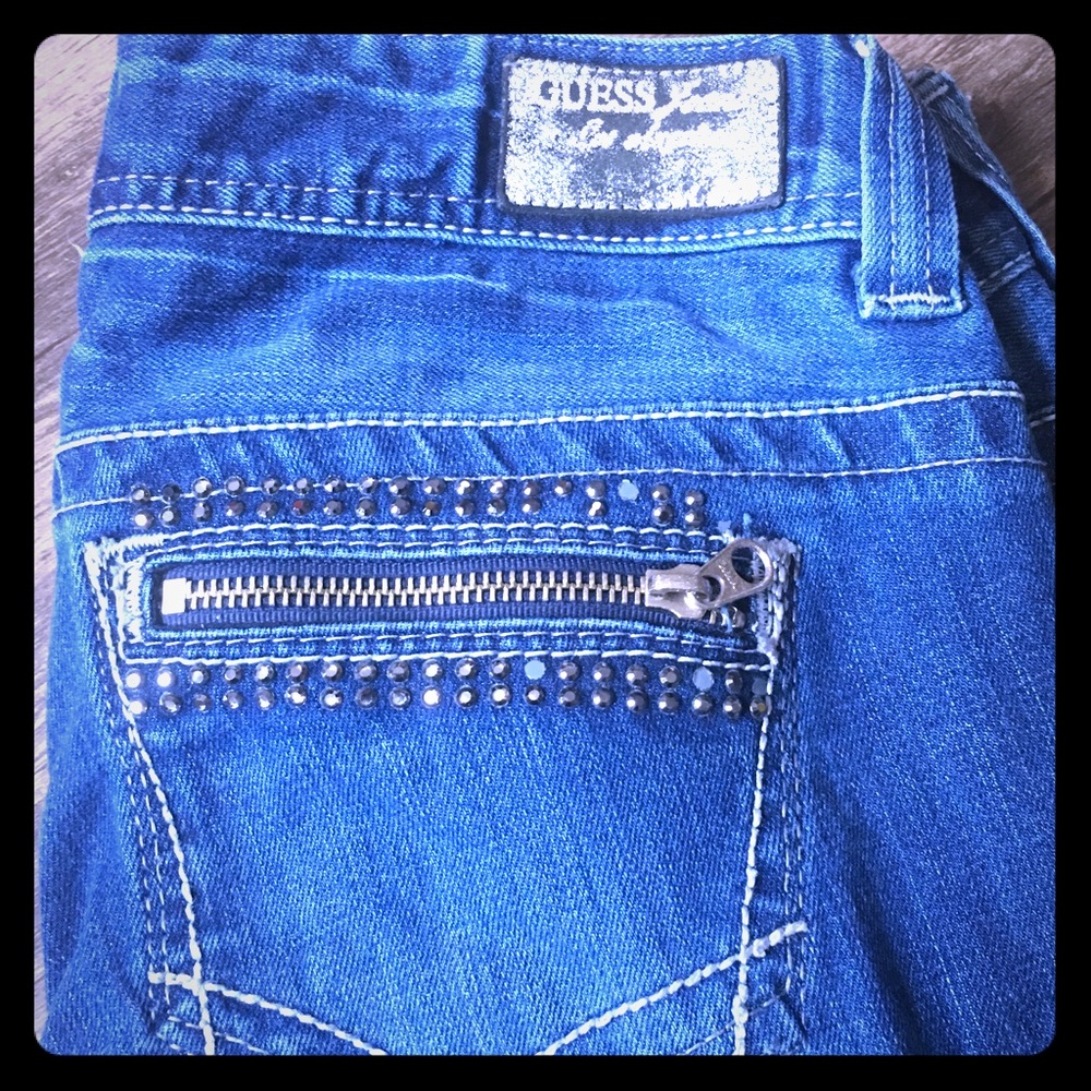 Guess blue jeans